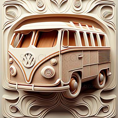 3D модель Volkswagen Microbus Concept (STL)